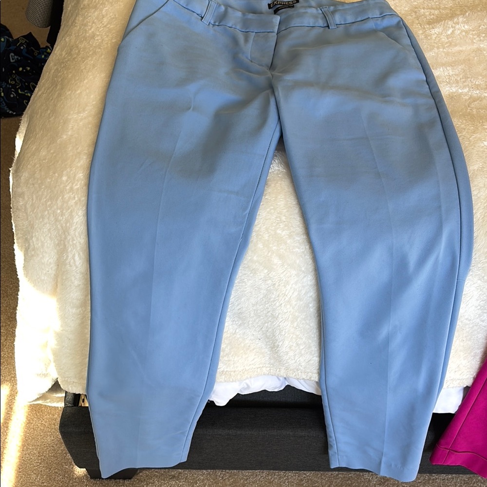 Express Light Blue Women's Pants